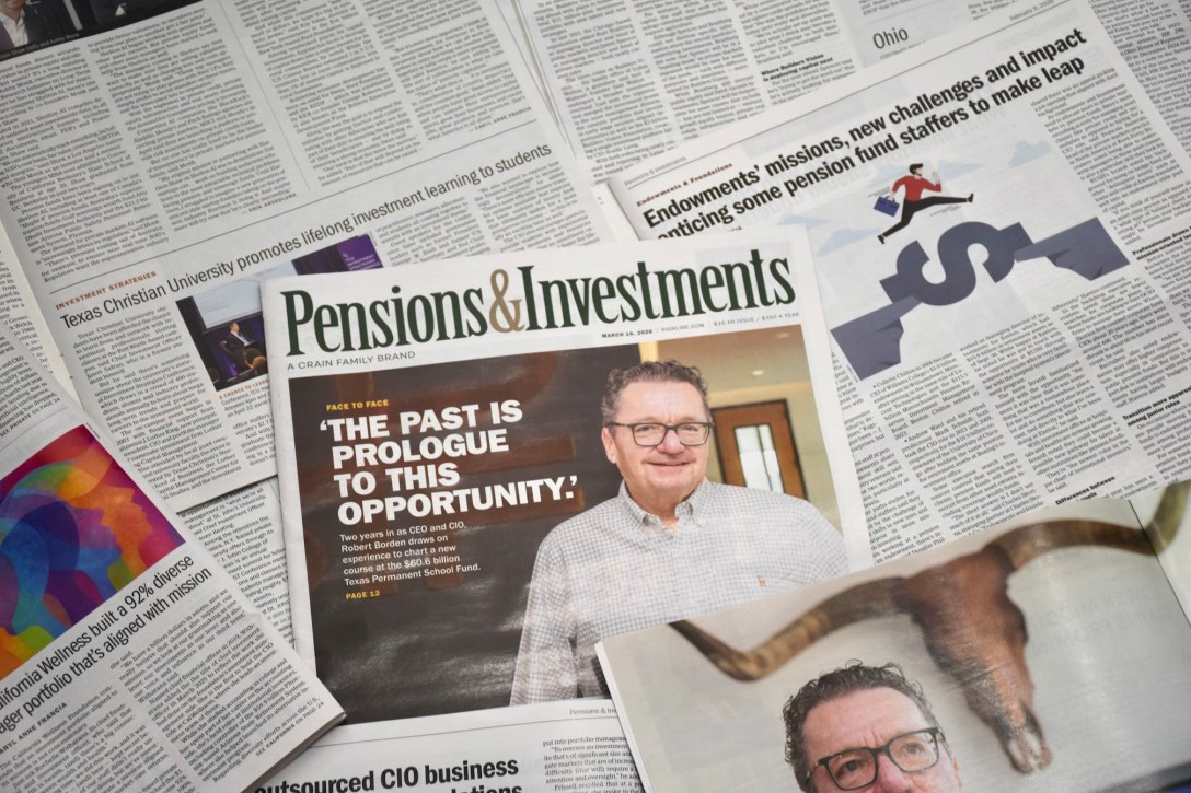 Complication of Caryl Anne Francia's features in the print edition of Pensions & Investments.